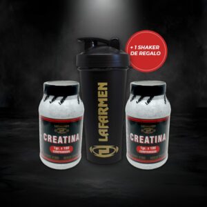 Combo 2 Creatinas 1g + Shaker de Regalo