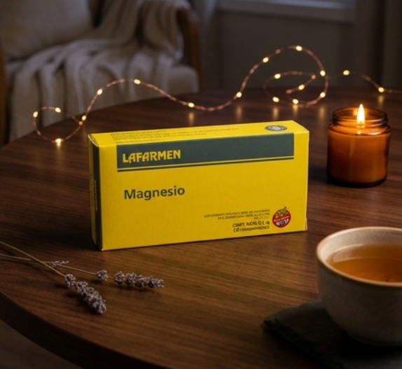 Magnesio – 5 Citrato de magnesio Lafarmen como suplemento natural para dormir mejor y reducir el estrés nocturno